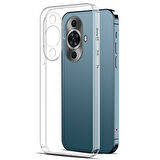 Huawei Nova 12S ile Uyumlu Kılıf Şeffaf Kamera Korumalı Esnek Silikon Telefon Kılıfı Kapak