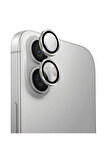 Apple iPhone 16 ile Uyumlu Safir Damla Tekli Kamera Lens Koruyucu