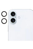 Apple iPhone 16 ile Uyumlu Safir Damla Tekli Kamera Lens Koruyucu