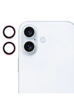 Apple iPhone 16 ile Uyumlu Safir Damla Tekli Kamera Lens Koruyucu