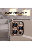 Apple iPhone 16 Pro ile Uyumlu Safir Damla Tekli Kamera Lens Koruyucu