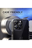 Apple iPhone 16 Pro ile Uyumlu Safir Damla Tekli Kamera Lens Koruyucu