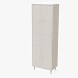 Modilayn TRENDLİNE NEWYORK 54 x 183,5 x 32,5 cm 4 Kapaklı İki Çekmeceli 5 Bölmeli Çok Amaçlı Dolap