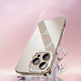 Apple iPhone 16 Pro Max Uyumlu Kılıf Magsafe Kamera Standlı Taşlı Kadın Telefon Kılıfı Kapak