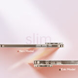 Apple iPhone 16 Pro Max Uyumlu Kılıf Magsafe Kamera Standlı Taşlı Kadın Telefon Kılıfı Kapak