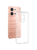 Xiaomi Redmi 15C ile Uyumlu Kılıf Soft Yumuşak Telefon Kılıfı ve Temperli Cam Ekran Koruyucu