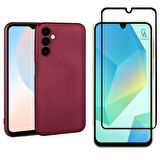 Samsung Galaxy A16 ile Uyumlu Telefon Kılıfı ve 5d Tam Kaplayan Cam Ekran Koruyucu