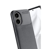Honor 400 Uyumlu Kılıf Karbon Tasarım Kamera Korumalı Silikon Telefon Kılıfı Kapak