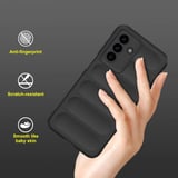 Samsung Galaxy A17 Uyumlu Kılıf Esnek Tpu Oyuklu Arka Yüzey Tasarımlı Silikon Kapak