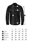 Stil Kombin Slim Fit Likralı Zincirli Gömlek