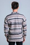 Oversize Desenli Kışlık Gömlek MAR Over20