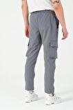 Paraşüt Kumaş Çıtçıtlı Yan Cepli Kargo/Jogger Pantolon Alt BL 2082-70085