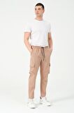 Paraşüt Kumaş Çıtçıtlı Yan Cepli Kargo/Jogger Pantolon Alt BL 2082-70085