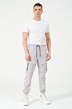 Yan Cepli Lastik Paça Kargo/Jogger Alt Bl 2130-70092