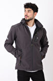 Reflektörlü Çıkarılabilir Kapüşonlu Softshell Mont Bl 1701_50388