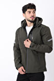 Reflektörlü Çıkarılabilir Kapüşonlu Softshell Mont Bl 1701_50388