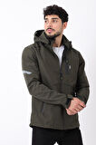 Reflektörlü Çıkarılabilir Kapüşonlu Softshell Mont Bl 1701_50388