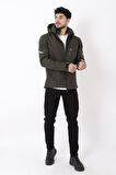 Reflektörlü Çıkarılabilir Kapüşonlu Softshell Mont Bl 1701_50388
