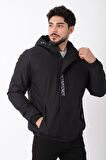 İçi Kürklü Baskılı Spor Likra Kumaş Mont PLDP2968-1_50411