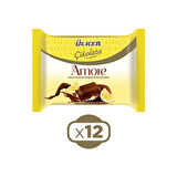 Ülker Amore Limon Aromalı Dolgulu Sütlü Çikolata 54 Gr x 12 Adet