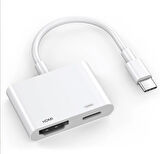 4K Görüntü Aktarıcı Hdmı type-c adaptör İpad İ phone 16-17 Android tablet telefon
