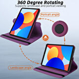 Xiaomi Redmi Pad SE  8.7 Inç ile Uyumlu 360° Dönebilen Standlı Tablet Kılıfı