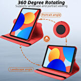 Xiaomi Redmi Pad SE  8.7 Inç ile Uyumlu 360° Dönebilen Standlı Tablet Kılıfı