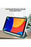 Xiaomi Redmi Pad SE 8.7 inç Uyumlu Tri Fold Kalemlikli Tablet Kılıfı Ekran Koruyucu Kalem Seti