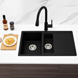 Granit Evye HAKONE Series Black 100x50 (SİYAH) 