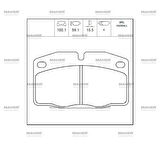 FREN BALATA VECTRA A 1988-1995 / CORSA A 1983-1993 / TIGRA A 1994-2000 ÖN 1605870 1605463