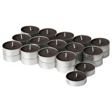 Kokulu tealight mum, kahverengi, 3.5 saat, deri̇ & vani̇lya