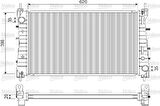 RADYATÖR FIAT LINEA MULTIJET 1.3 1.6 D- T-JET 1.4 51785217