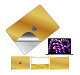 Macbook pro 13 inç 2020 m1 işlemci için 360 full kaplama koruma sticker çizilmez film kaplama GOLD