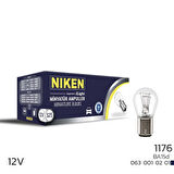 NIKEN 1016 AMPUL DÜZ BA15D P21W/5W 125 10LU (10 ADET)