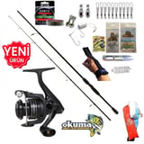 Okuma Revenger Rv-3000A 240cm 20-40gr Double Black Kıyı Spin Olta Takımı Seti