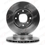 ÖN FREN AYNASI NISSAN ALMERA 2 2000PRIMERA 1990-1996 257X22X4 DELİK 4020693J01 4020671E02 40206710 (2 ADET)