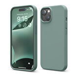 Apple iPhone 15 ile Uyumlu Telefon Kılıfı Kadife Iç Yüzey Soft Tasarım Lansman Kılıf