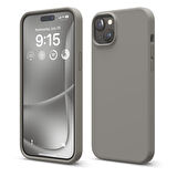 Apple iPhone 15 Plus ile Uyumlu Telefon Kılıfı Kadife Iç Yüzey Soft Tasarım Lansman Kılıf