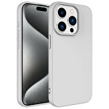 Apple iPhone 15 Pro ile Uyumlu Telefon Kılıfı Kadife Iç Yüzey Soft Tasarım Lansman Kılıf