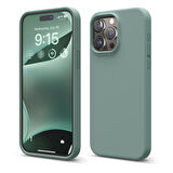 Apple iPhone 15 Pro Max ile Uyumlu Telefon Kılıfı Kadife Iç Yüzey Soft Tasarım Lansman Kılıf