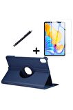 Huawei Honor Pad 8 12 Inç Uyumlu 360° Dönebilen Standlı Tablet Kılıfı Ekran Koruyucu ve Kalem Seti