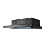  Luxell Siyah Aspiratörlü Set Üstü Ocaklı Takım (Ds6-905  Aspiratör + Lx-420f  Ocak)
