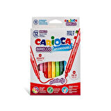 Carioca Birello Süper Yıkanabilir Çift Taraflı Keçeli Boya Kalemi 12li