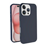 Apple iPhone 16 Pro ile Uyumlu Telefon Kılıfı Kadife Iç Yüzey Soft Tasarım Lansman Kılıf