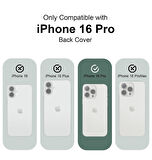 Apple iPhone 16 Pro ile Uyumlu Telefon Kılıfı Kadife Iç Yüzey Soft Tasarım Lansman Kılıf
