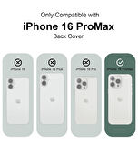 Apple iPhone 16 Pro Max ile Uyumlu Telefon Kılıfı Kadife Iç Yüzey Soft Tasarım Lansman Kılıf
