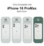Apple iPhone 16 Pro Max ile Uyumlu Telefon Kılıfı Kadife Iç Yüzey Soft Tasarım Lansman Kılıf