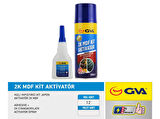HIZLI YAPIŞTIRICI KİT JAPON AKTİVATÖR 2K MDF 200 ML (12 ADET)