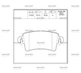 FREN BALATA MASTER 2 2003-2010 / MOVANO A 2003-2010 ARKA 7701206763