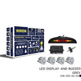 PARK SENSÖRÜ LED EKRAN SES İKAZLI GRİ 22MM